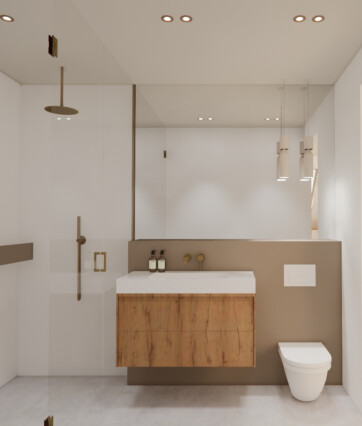 Render Borghuis Badkamer Doorsnede