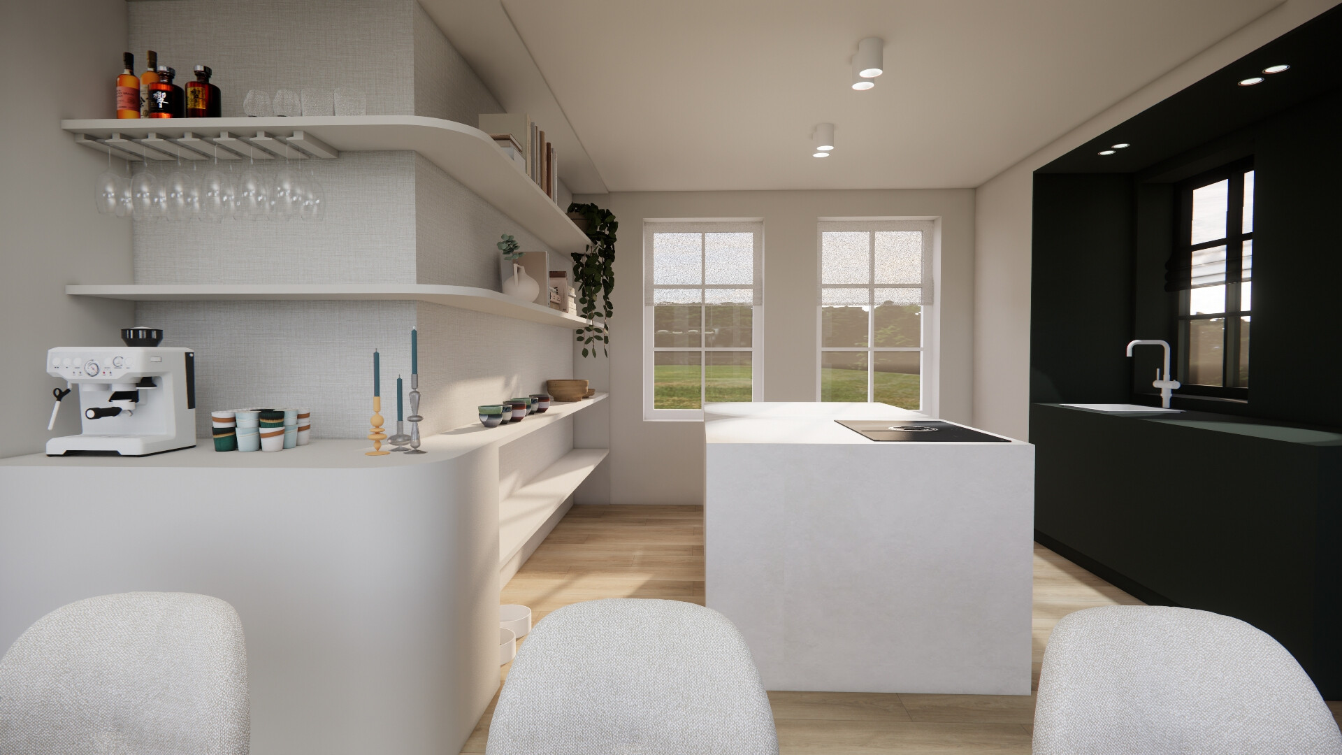 Render Vleuten Kookeiland
