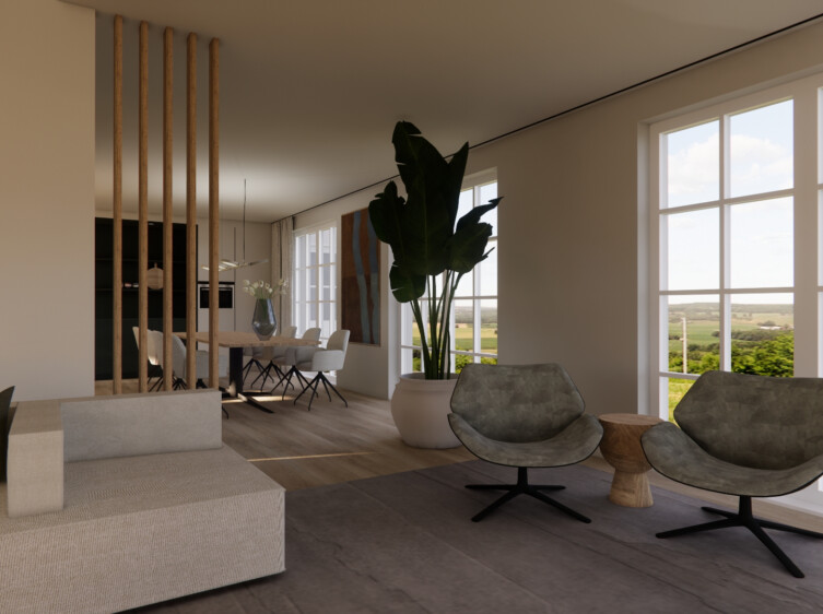 Render Vleuten zithoek 2