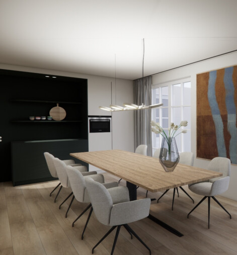 Render Vleuten eethoek