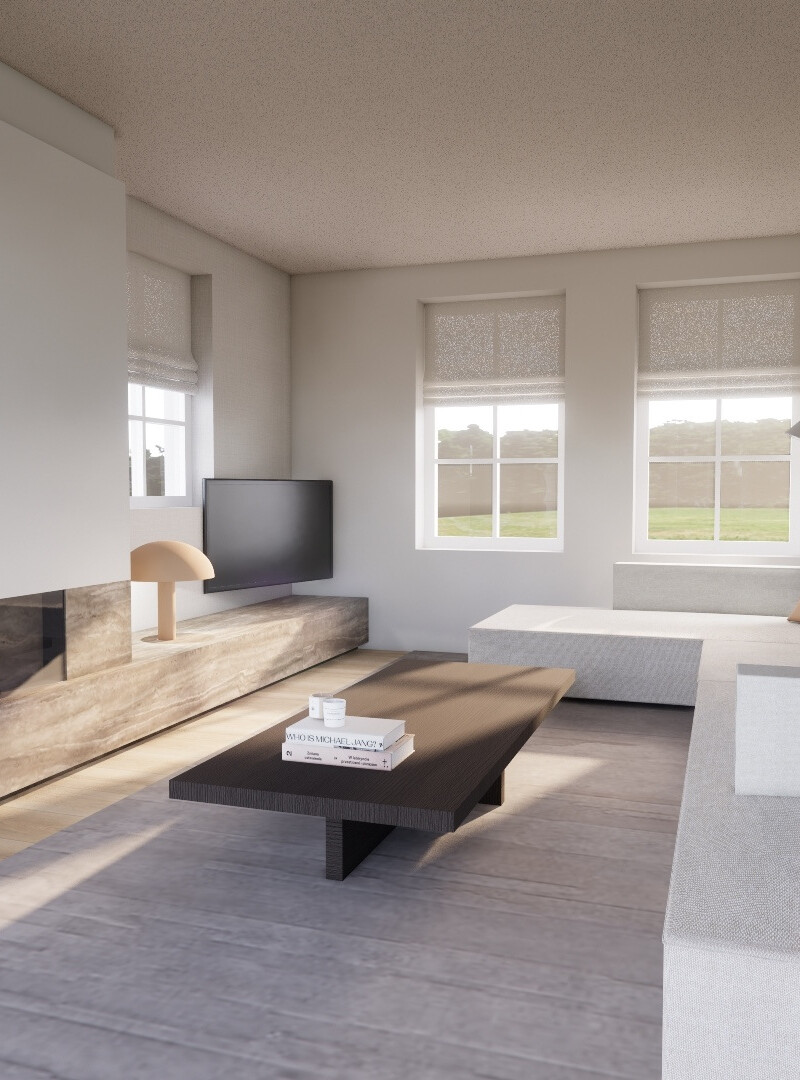 Renderbeeld vleuten salontafel